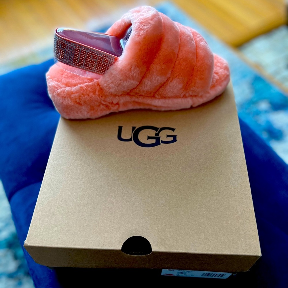 Pink UGG slippers